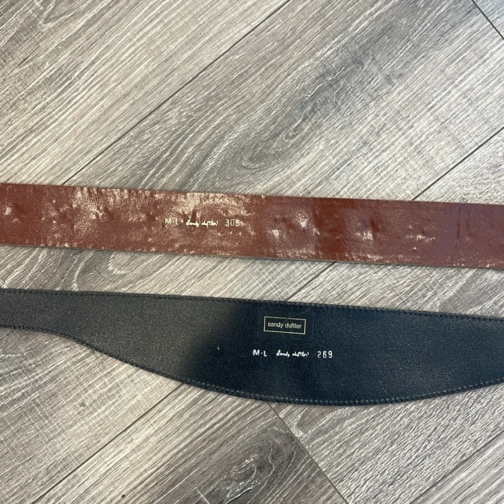 Silver Star & Coin Belt and purple belt bundle (M/L)